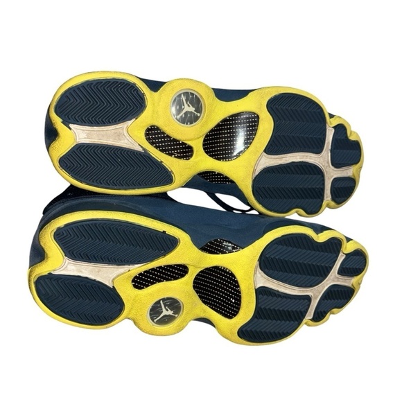 Air Jordan 13 Size 6.5Y Retro Squadron Blue Basketball Shoes Style # 414574-405 - Picture 4 of 7